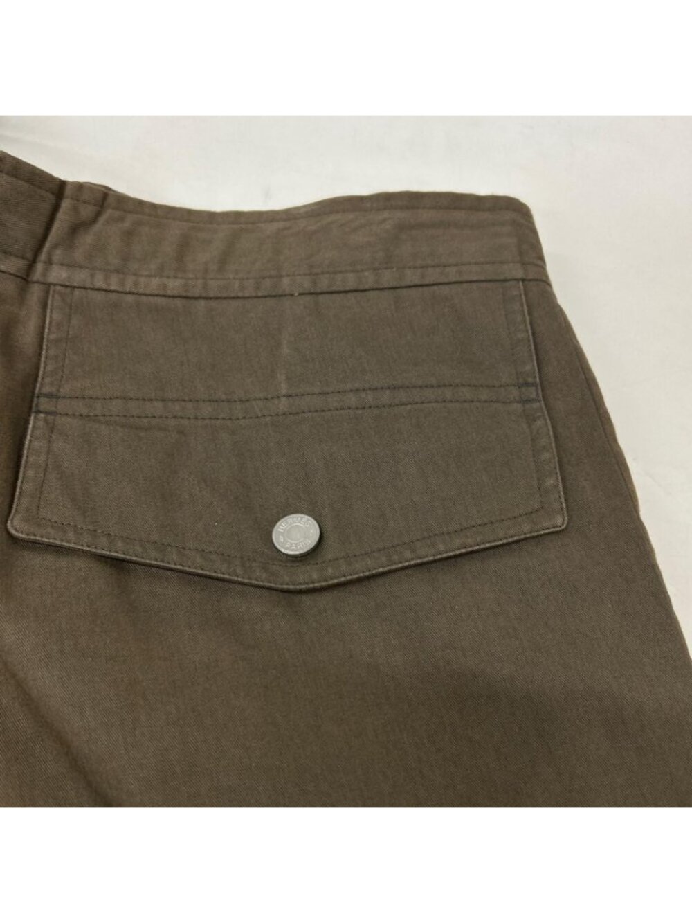 Hermes Khaki Cotton Series Pants 40 - Picture 7 of 7